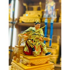{鑫水} 太子武甲掌中佛模型 廟會擺件, 神尊小, N/A