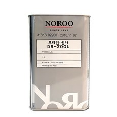 노루페인트 우레탄신나 DR-700L 1L 희석제 신너, 1개