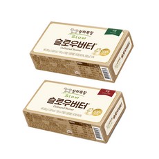 상하목장 슬로우버터 200g 무염1개＋가염1개 냉장무료배송, 1개