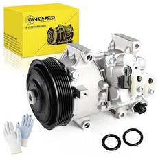 GIVEMER CO29097C Air Conditioning AC Compressor with Clutch Compatible with Toyota Corolla 2011-20, GIVEMER CO29097C Air Condition