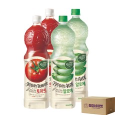 자연은 1.5L 음료수 세트 토마토 알로에 각 2개씩