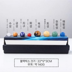 태양계의 9 개의 행성 천연 미네랄 광석 장신구, 새로운 8 개의 행성 세트
