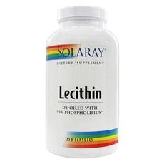 SOLARAY 95%卵磷脂膠囊, 1瓶, 250顆