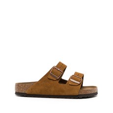 버켄스탁 아리조나 스웨이드 슬라이더 샌들