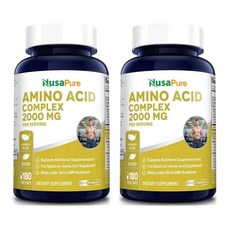 누사퓨어 아미노산 컴플렉스 블렌드 2000mg 캡슐, 2개, 180정
