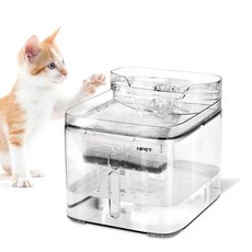반려동물 엔펫 저소음 정수기 3L, 투명, 1세트