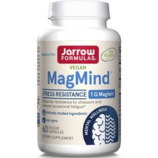 Jarrow FORMULAS 賈羅公式 MagMind壓力調解素食膠囊, 1罐, 60顆