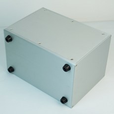 180全鋁合金 電腦電源機箱 儀器殼體 工控功放箱 膽機前級箱, 1個, 前後空白、不開散熱孔、不開拉手孔