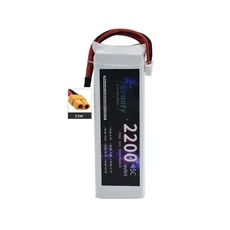 11.1V 리포 배터리 3S 1500mAh 딘스 T 커넥터 XT60 RC 자동차 FPV 레이싱 드론용, 06 2200 45C T