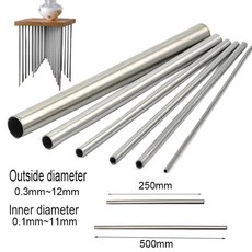스텐사각파이프 304 스테인리스 스틸 원형 모세관 튜브 심리스 스트레이트 길이 250mm 500mm 외경 115 2 3 5 6 8 10 12mm 1 개, [15] 4x3x250mm 2pcs, 15) 4x3x250mm 2pcs