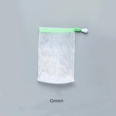 더블 레이어 포밍 네트 수제 비누 버블 백 빔 페이스 클렌저, 5. green, C. 100PCS