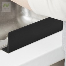 L자형 실리콘 물막이 높이 5cm 블랙 씽크대물튀김방지