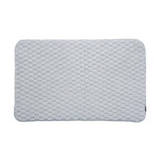 CB JAPAN carari格紋超細纖維腳踏墊 日本製, 灰色