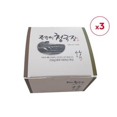 죽장연 청국장 250g 3개