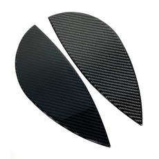 亮光3D真碳纖維 前車門儀表板兩側蓋板 真卡夢貼片Carbon Fiber 適用 06-12 E90 E91 E92