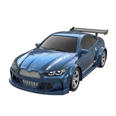 UB 미니 드리프트 RC카 4WD 초소형 1:64 스케일 고속 레이싱 자동차 취미용 선물, 1개, 블루