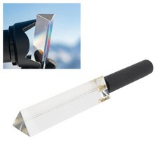 광학 유리 삼각 프리즘 손잡이 달린 컬러풀 사진용 미니 장착