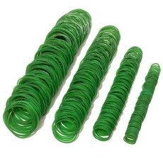 綠色高彈力橡皮筋 耐用耐拉 一次性橡膠圈 辦公工業用 皮圈批發, 1個, 全新膠直徑5.0釐米,50克【試用裝】
