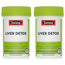 스위스 울티부스트 리버 디톡스 필름코팅 타블렛, 200정, 2개