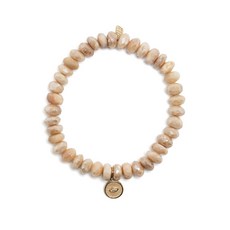 시드니에반 이블 아이 14K 옐로 골드 비즈 브레이슬릿