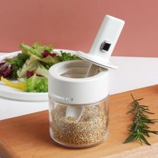 2단 스푼양념병 수저양념통 미니조미료통 참깨통, 그린