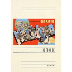 (영문도서) Vintage Lined Notebook Greetings from Elk Rapids Michigan Paperback, Found Image Press, English, 9798385426034