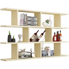 벽걸이 책장 선반장 나무 카페 수납 무타공 거실 벽면