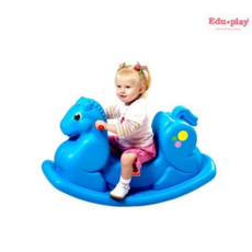 유아 흔들말 말 장난감 블루 말타기 아기 시소 59000EA 1EA, 본상품