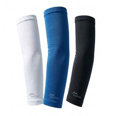 Konino 스트라이프 쿨토시 팔토시 등산 골프 자전거 자외선 차단 아쿠아엑스 냉감 남여공용, 1세트, 01 블랙