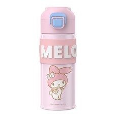 산리오 캐릭터 원터치 텀블러, 마이멜로디, 1개, 400ml 마이멜로디, 1개, 400ml