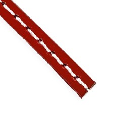 천연가죽 스티치 스트랩 4.5MM - 레드 1M, 단품