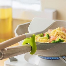 내열 실리콘 조리도구 냄비 클립 국자 주걱 스푼 거치대 받침 내열 주방아이디어상품