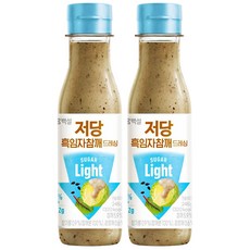 (냉장)[백설]저당 흑임자참깨드레싱, 2개, 245g