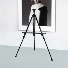 접이식 금속 이젤 대형 A형간판 미술도구 화구 판넬거치대 액자받침대 페인팅