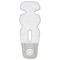 어프리비 유모차 쿨시트 통풍 시트 라이너 냉감소재, 1개, 그레이
