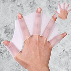 오리물갈퀴 물놀이손가락장갑 수영 물갈퀴 개구리 오리손 2P