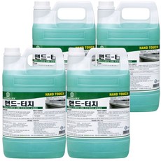 랜드마크 핸드터치 손세정제 핸드워시 물비누, 4개, 3.75L