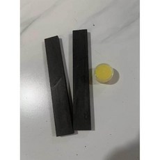 흑단 음핑고 재료 목봉 막대 DIY 각재 원목 목재, 20x3x1cm 2개
