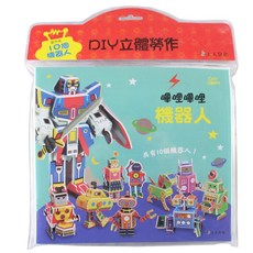 上人文化 DIY立體勞作, 1個, 嗶哩嗶哩機器人