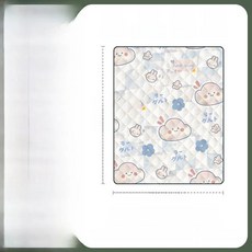 년형 신형 휴대용 방수 야외 캠핑 매트 방습 잔디 시트 쿠션 휴대 간편 러그, 14. 2-3인용 - 몽글몽글 구름 (160cm*100