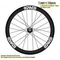 자전거 데칼 스티커 꾸미기 세계 챔피언십에서 Bogacha에 사용되는 14pcs ENVE SES 도로 바퀴 색상 변경 휠 허브 그림 30mm 높이, white 50mm, 1개
