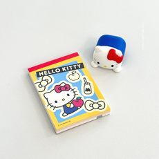 일본정품 산리오 페타페타 미니 메모지 4종택1, 1개, 40매, 헬로키티