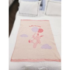 모던하우스 벌룬래빗 코튼 100% 니트블랑켓 75X100, 사진참조