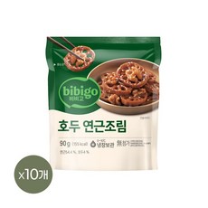 CJ제일제당 비비고 호두연근조림 90g x10개, 10개