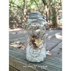 Small Forest 微森林 乾燥花牛奶瓶 畢業花束 伴娘禮 捧花婚禮小物, 橘色玫瑰2(無禮盒、無燈串)
