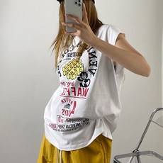 댄마샵 포데이즈 오버핏 나시티 방송댄스복 줌바댄스복 에어로빅복