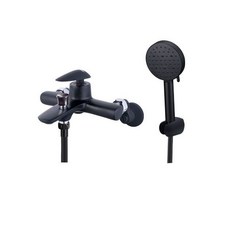 凱撒CAESAR 沐浴龍頭組S813C系列 黑色金色紅色原色 淋浴組 花灑組 蓮蓬頭 沐浴 淋浴水龍頭, 1個, 黑色