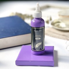 金羽毛 流體顏料 500ml 單瓶裝 台灣製 彩色 螢光 金屬 莫蘭迪 手作, 馬卡龍紫, 1個