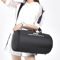 MIROSE 헬스가방 방수 신발분리 여행용가방 스포츠 축구 필라테스 더플백, BL(블랙), 1개