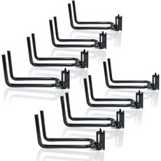 AUTOSwpozo 2팩 E-트랙 헤비 듀티 삽툴 행거 공구용 트랙 후크 레이크 트레일러 트럭 작업장 및 창고의 스페이드, 8 Pack